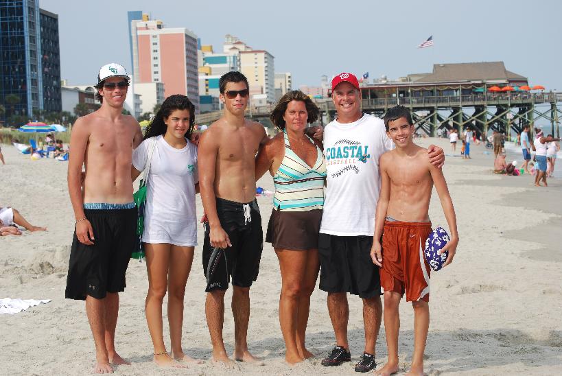 The Callahan Family T.J. Paige Steve, Julie Tracy and Matty