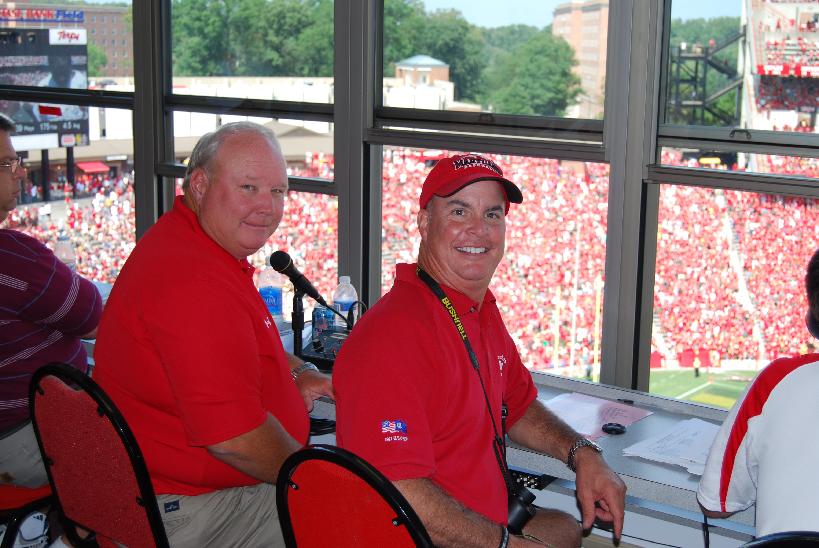 Matt Noble and Tracy Callahan Terrapins Game